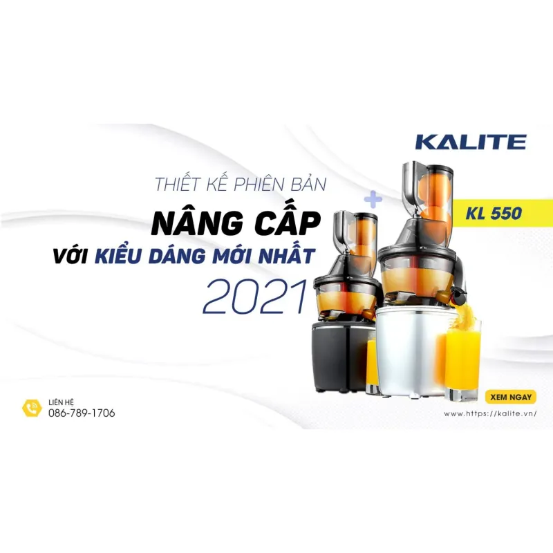 🥦 Máy ép chậm KALITE KL-550 – Ép siêu kiệt, giữ trọn Vitamin & Enzym tự nhiên! 🌿 690016