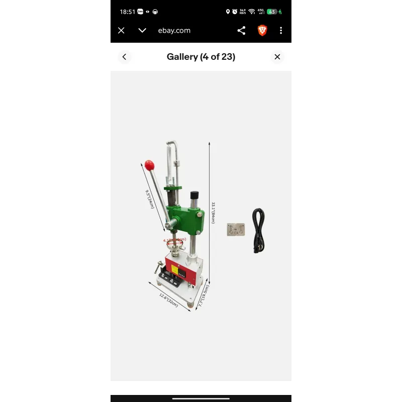 Máy ép nhựa thủ công 971645