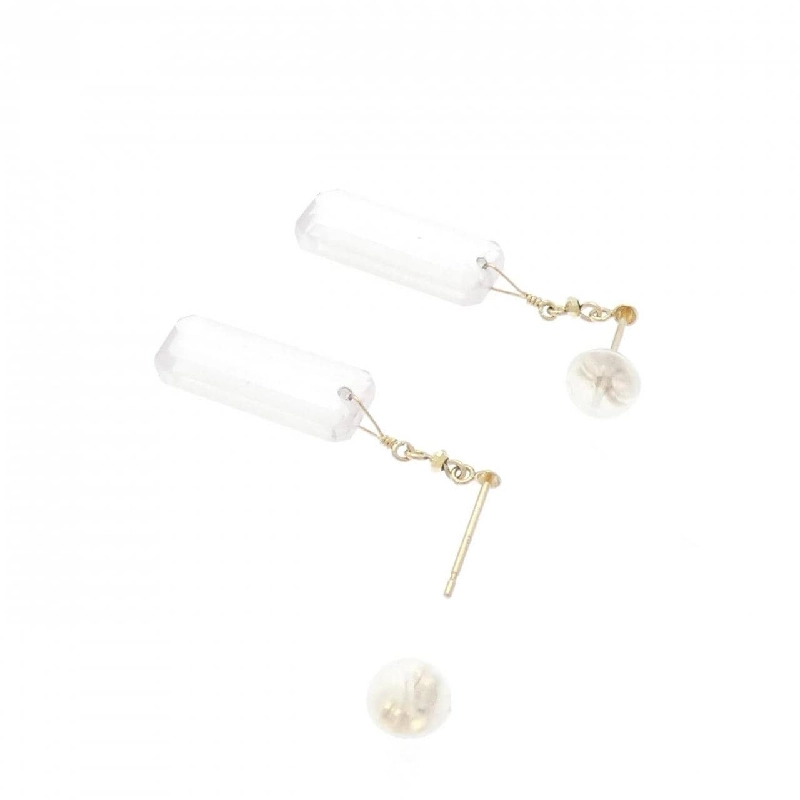 K10YG Bông tai đá hồng ngọc - Hàng hiệu Authentic 875837