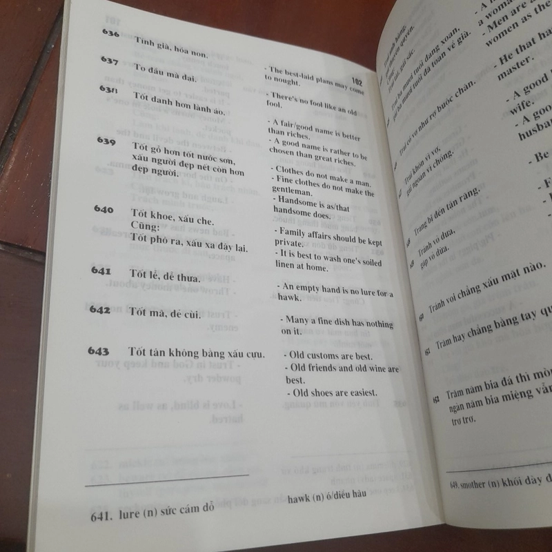 Thành ngữ Tục ngữ Ca dao VIỆT - ANH thông dụng 479694