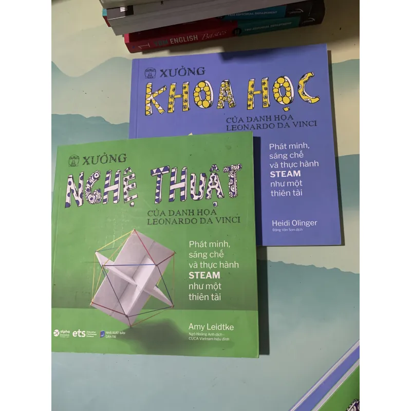 Combo 2 Cuốn: Xưởng Nghệ Thuật + Xưởng Khoa Học Của Danh Họa Leonardo Da Vinci  1005885