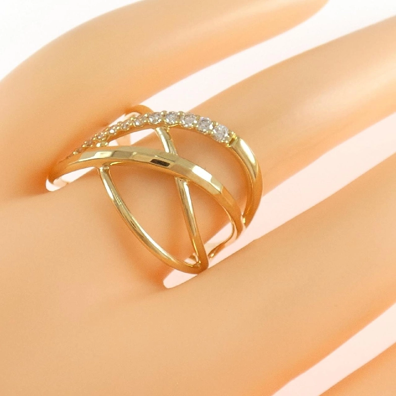 Nhẫn kim cương K18YG 0.25CT - Hàng hiệu Authentic 848188