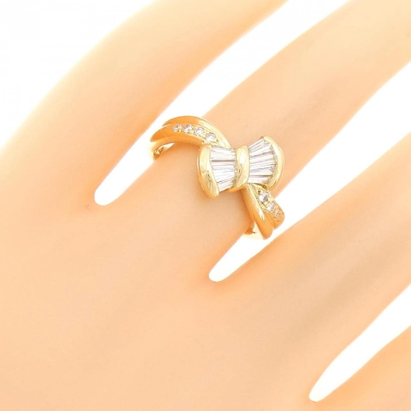 Nhẫn kim cương K18YG 0.47CT 669501