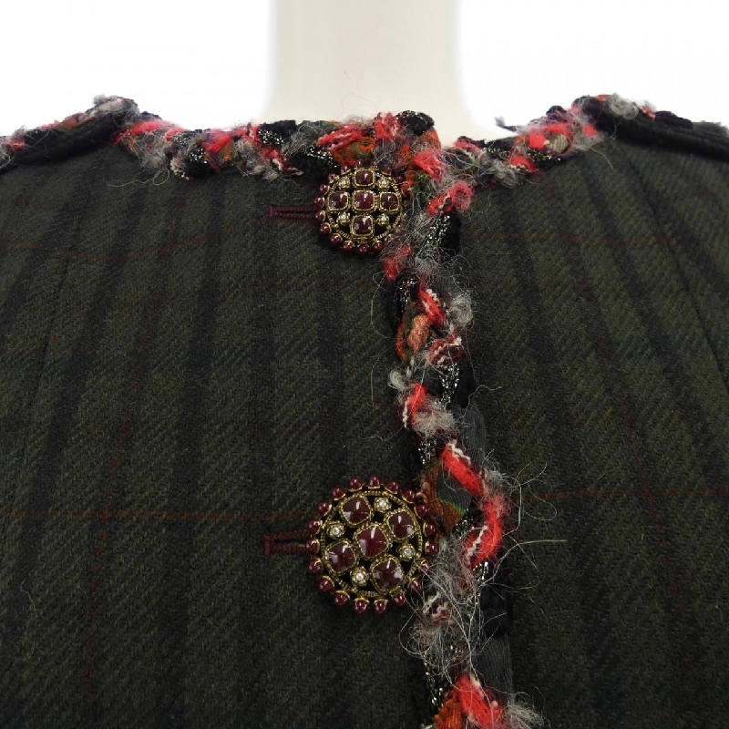 Jacket không cổ CHANEL - Hàng hiệu Authentic 824639