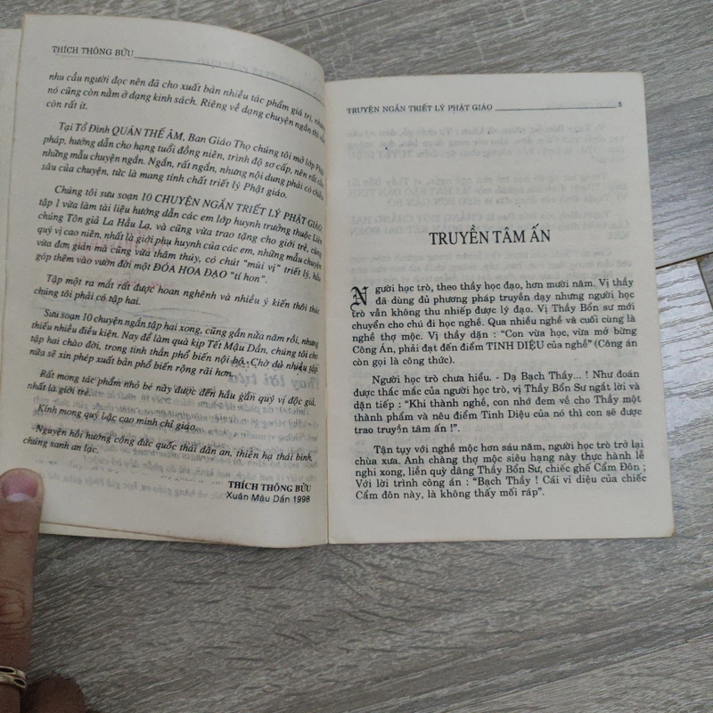 Thi Phẩm Từng Giọt Ma Ni - Truyện Ngắn Triết Lý Phật Giáo - Có chữ ký Thầy Thích Thông Bửu 509052