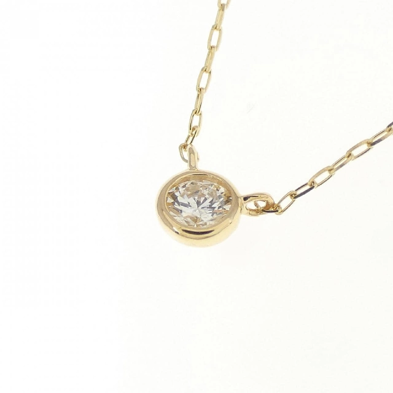 Dây chuyền kim cương K18YG 0.10CT - Hàng hiệu Chính hãng 862468