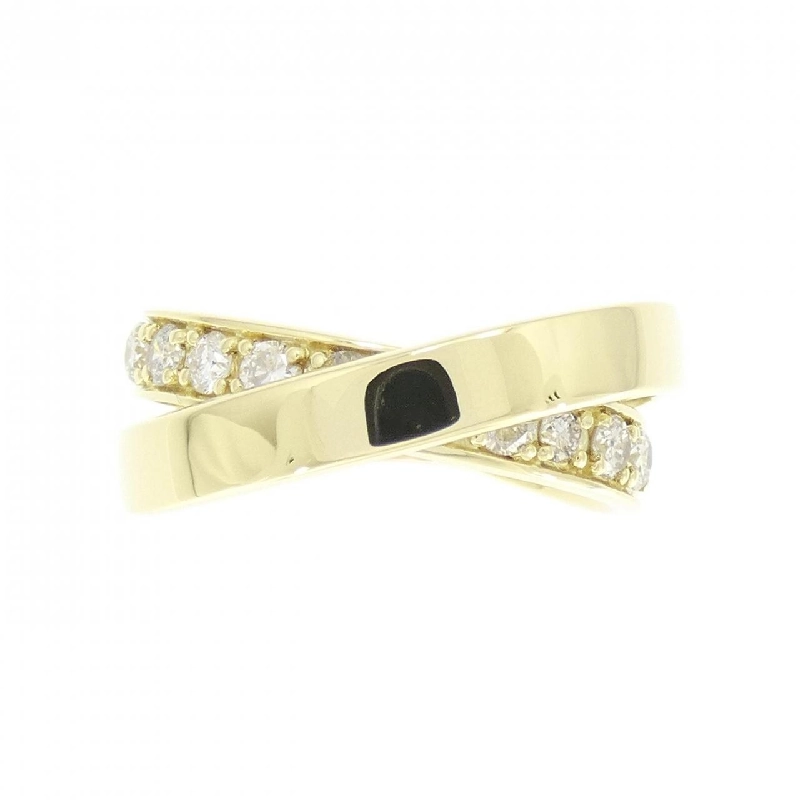 Nhẫn kim cương K18YG 0.50CT 668743