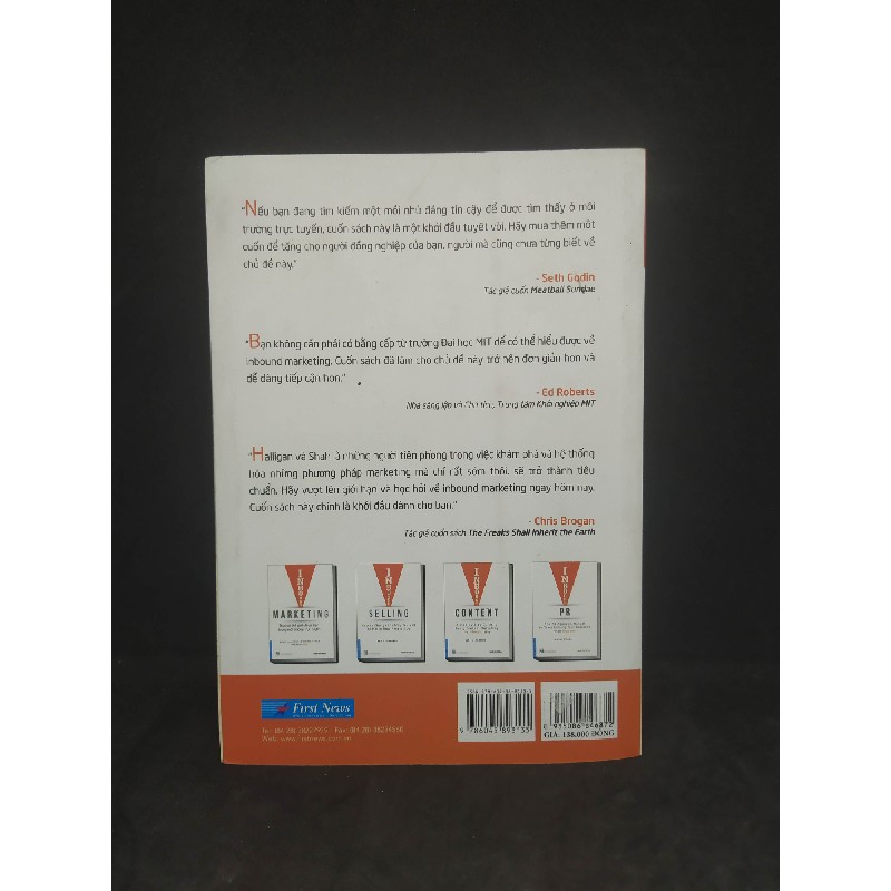 Inbound Marketing - Thu hút thế giới về với bạn trong môi trường trực tuyến - Mới 80% HCM0312 41773