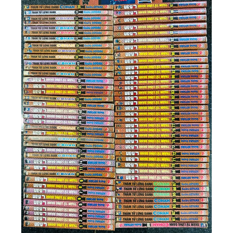 Conan thám tử lừng danh Tổng 77 tập không trùng 781314