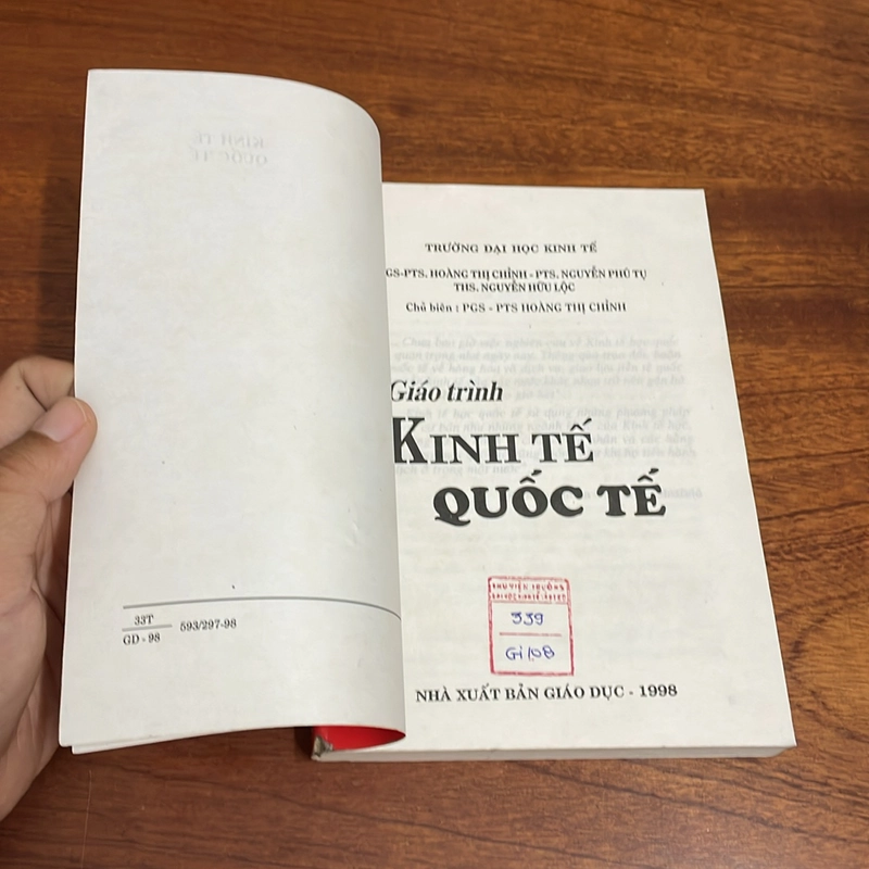 II Giáo Trình: Kinh Tế Quốc Tế (Tập 1) - 1998 507811