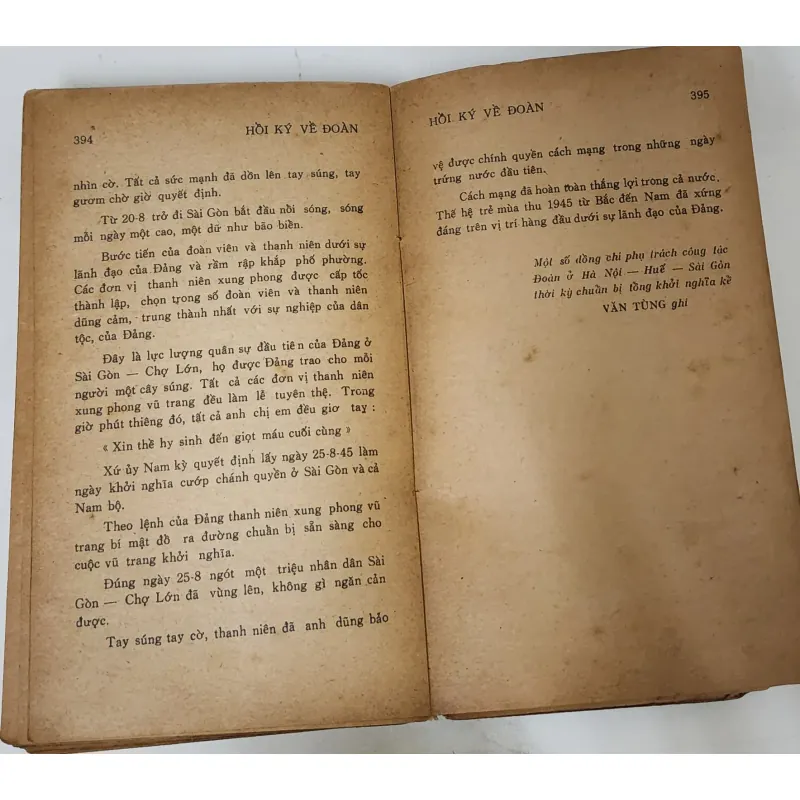 HỒI KÝ VỀ ĐOÀN (NXB Thanh Niên Giải Phóng) 790720