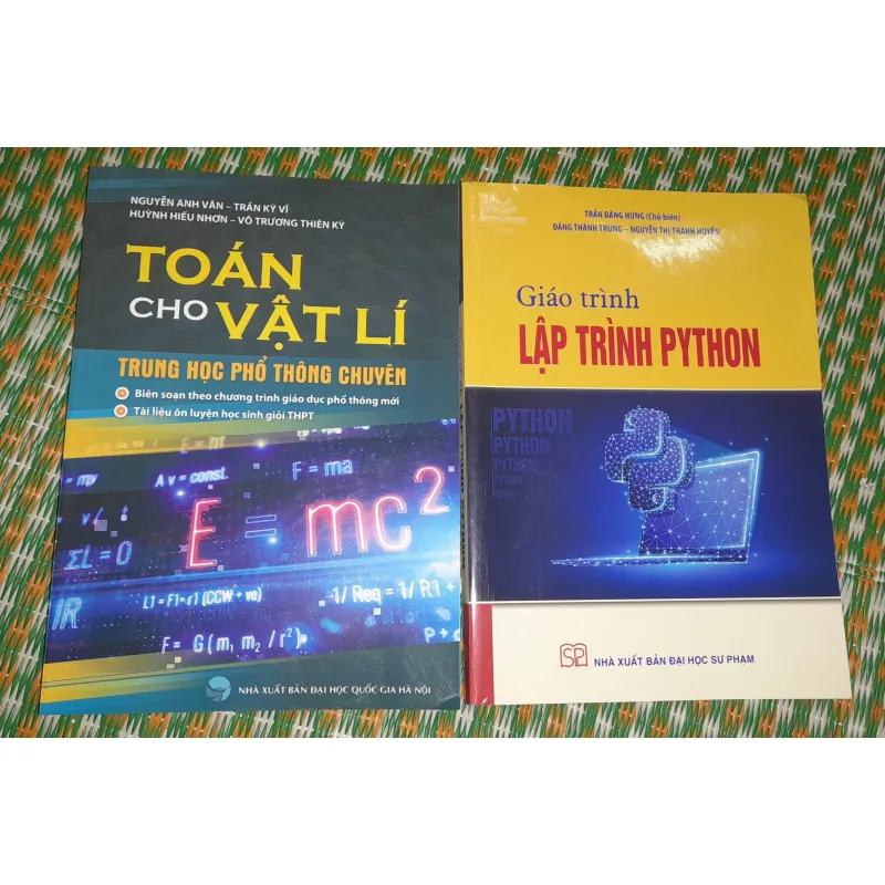 Combo Sách toán cho vật lý và sách python  1023250