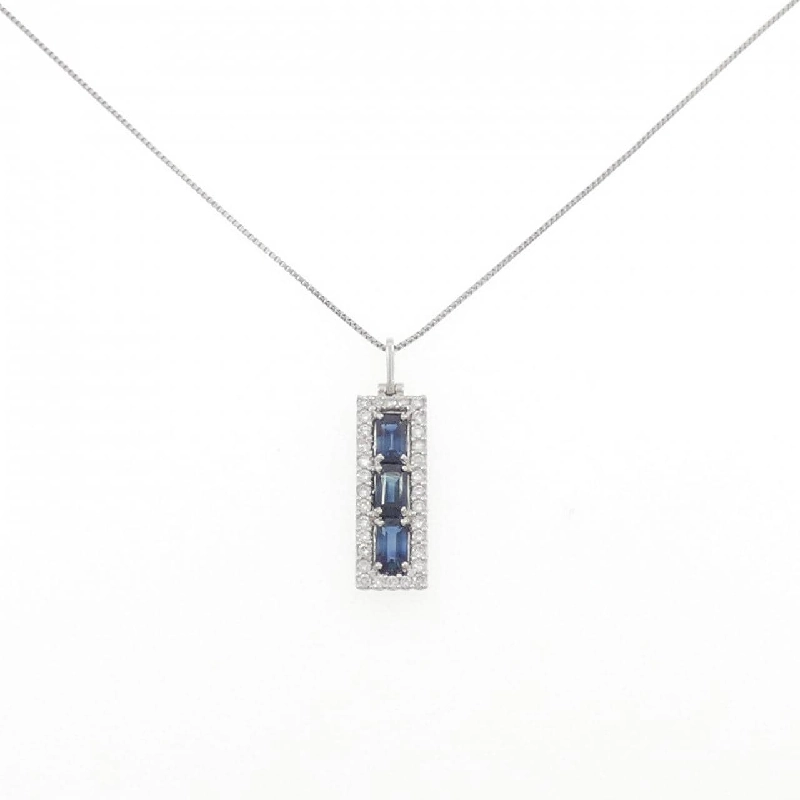 Dây chuyền Sapphire PT900/PT850 1.11CT - Hàng hiệu Chính hãng 857874