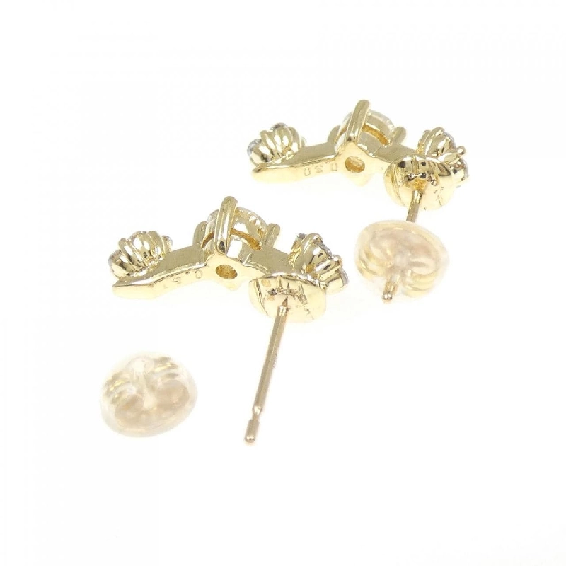 K18YG Bông tai kim cương 0.81CT - Hàng hiệu Chính hãng 867861