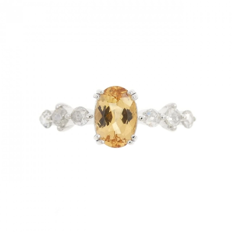 Nhẫn Topaz Hoàng Đế K18WG 665474