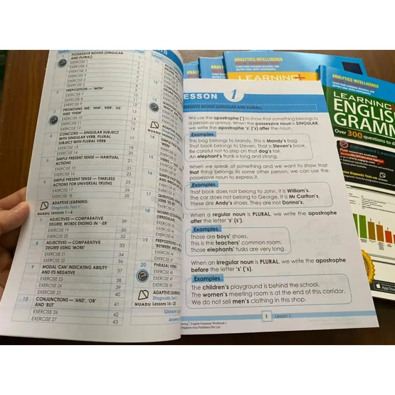 Learning English grammar (Sách nhập) - 6 quyển 759589