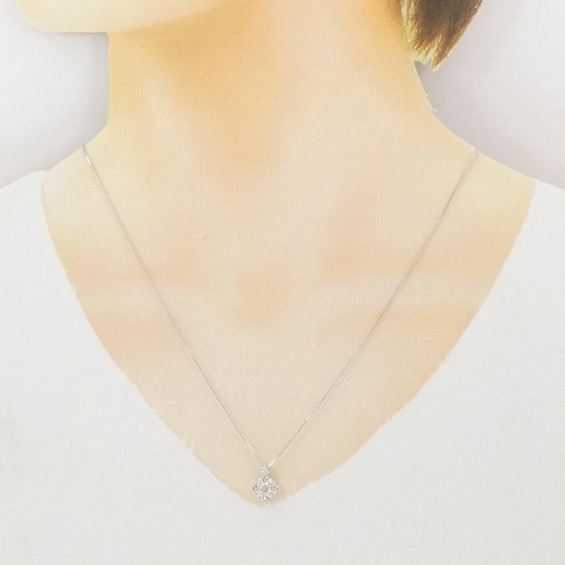 Dây chuyền kim cương K18WG 0.20CT - Hàng hiệu Chính hãng 864659