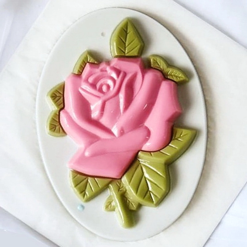 Khuôn rau câu sinh nhật, cưới hỏi hoa hồng – Khuôn hình Oval loại 20 cm - Mã số 1162 338449