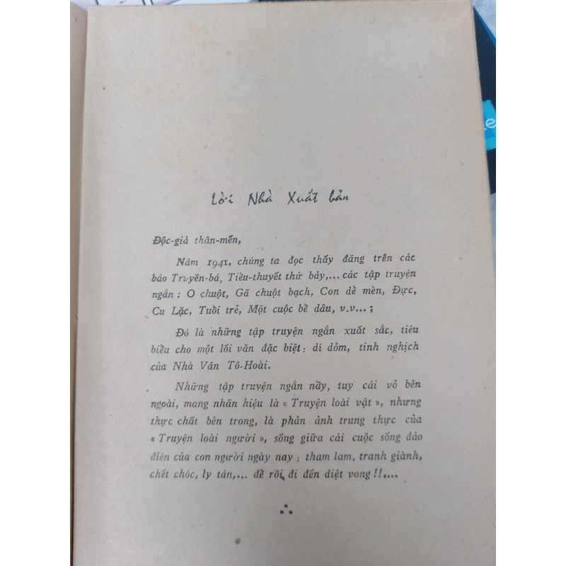O CHUỘT - TÔ HOÀI  521165