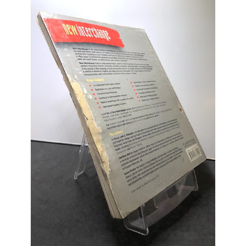 New Interchange English for international communication Student'sbook1 mới 75% bẩn rách bìa cong ẩm gáy xấu Cambridge HPB3107 HỌC NGOẠI NGỮ 450756