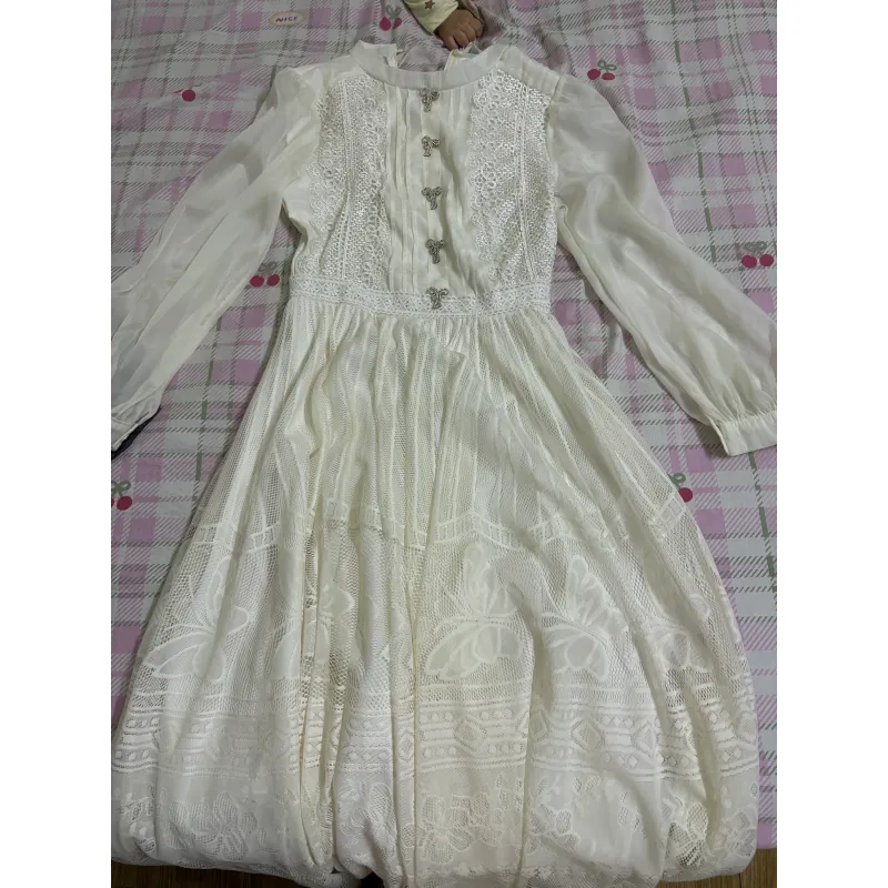 váy ren dáng dài tiểu thư 989768