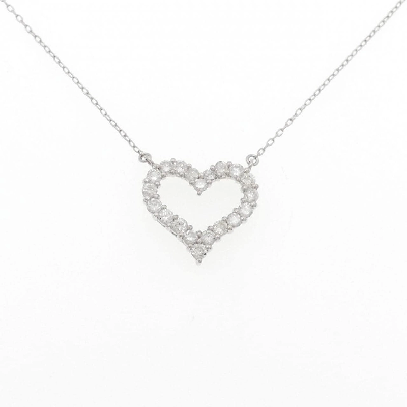 Dây chuyền kim cương hình trái tim PT900/PT850 1.00CT - Hàng hiệu Chính hãng 860869