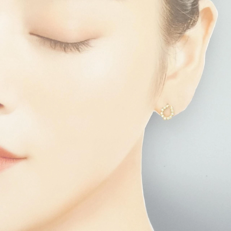 K18YG Bông tai Kim cương 0.20CT - Hàng hiệu Chính hãng 870274