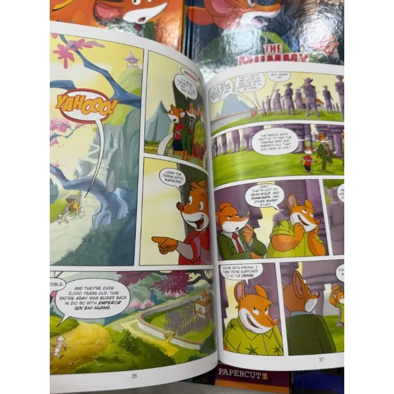 Truyện tranh - Geronimo Stilton Reporter graphic novels 9 books hardcover 1024195