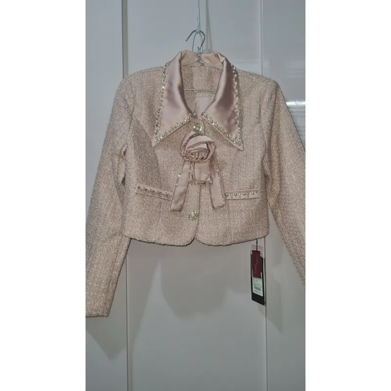 Set vest nữ phối đính ngọc trai và họa tiết tinh tế size M 746062