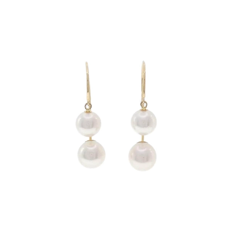 K18YG Bông tai ngọc trai Akoya - Hàng hiệu Authentic 875583