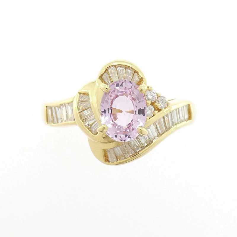 Nhẫn Sapphire K18YG 1.083CT - Hàng hiệu Chính hãng 850648