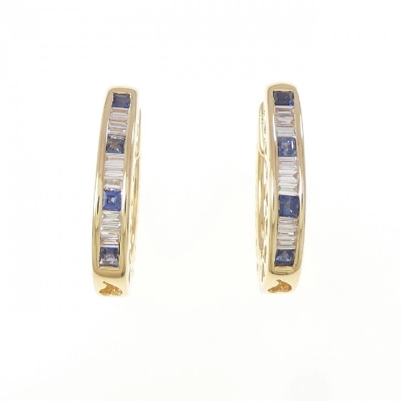 Bông tai Sapphire K18YG 0.60CT - Hàng hiệu Chính hãng 866598