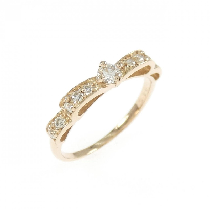 Nhẫn hồng ngọc K18PG với kim cương 0.20CT 668394