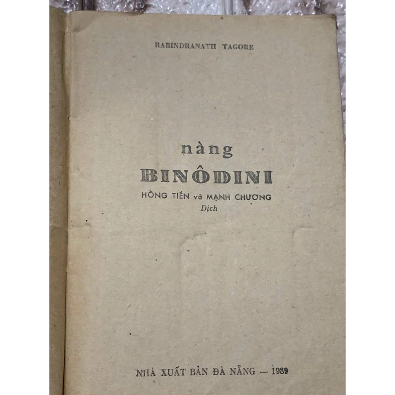 NÀNG BINODINI0- TAGORE- TIỂU THUYẾT 539914