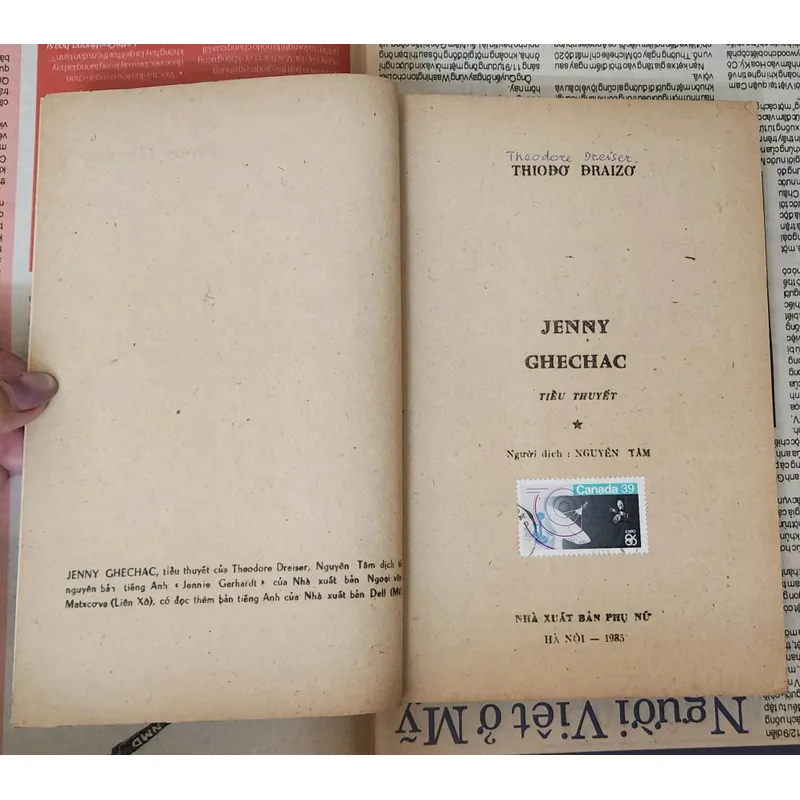 Jennie Gerhardt, nhà văn Mỹ Theodore Dreiser 703809