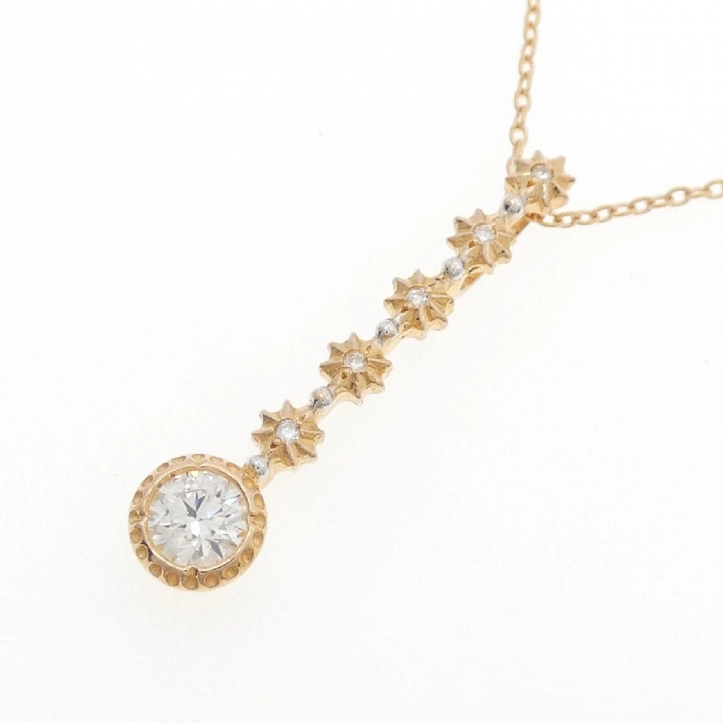 K18PG/K18WG Dây chuyền kim cương 0.348CT - Hàng hiệu Chính hãng 859084