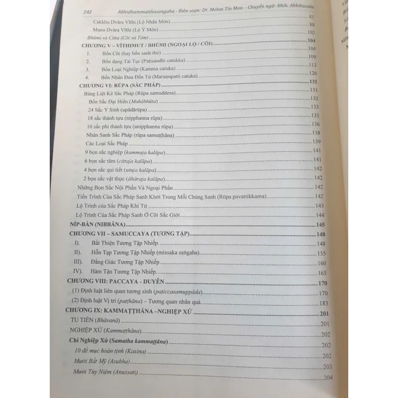 Toát Yếu Vô Tỷ Pháp Của Đức Phật 720608