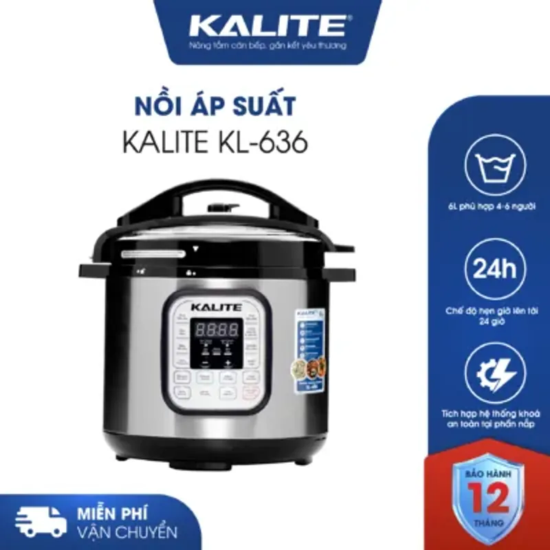 KALITE KL-636 – Nồi áp suất điện đa năng cho gia đình hiện đại 754752