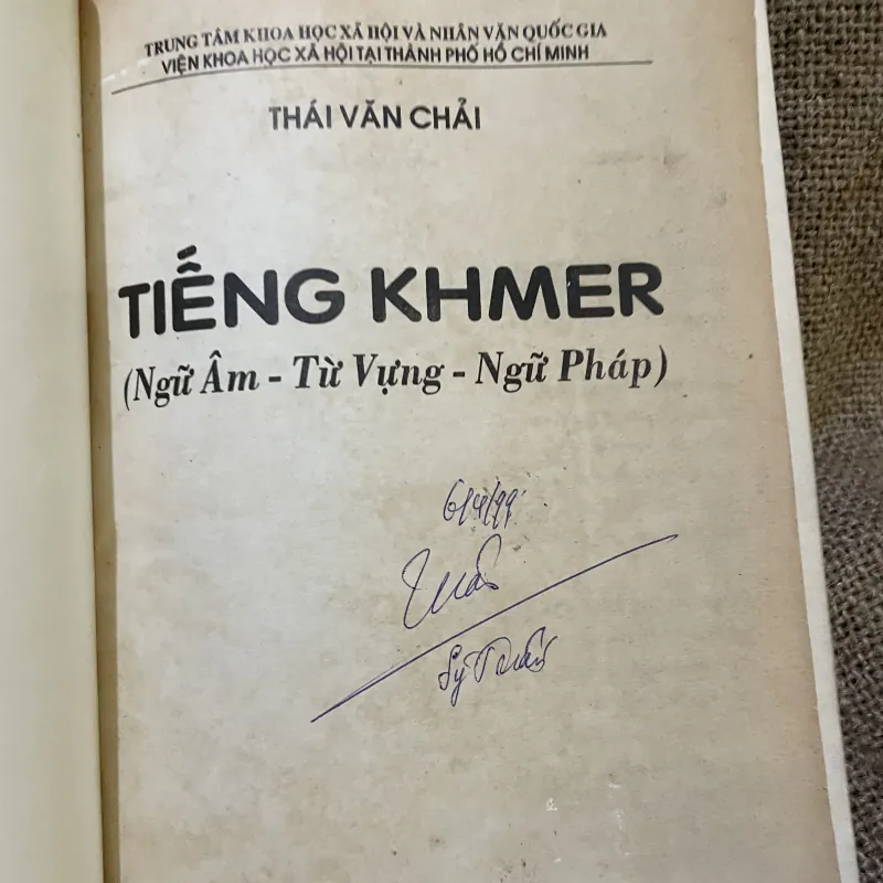 Tiếng Khmer - ngữ âm từ vựng ngữ pháp 997272