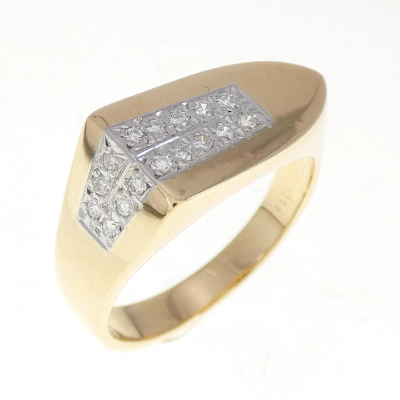 Nhẫn kim cương K18YG/PT 0.11CT - Hàng hiệu Authentic 856109