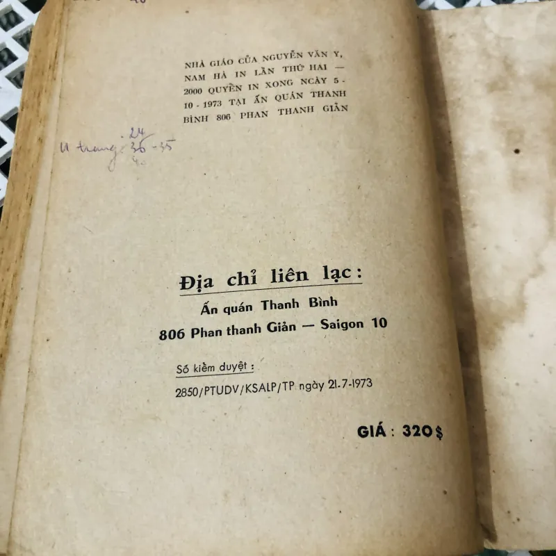 NHÀ GIÁO – Nguyễn Văn Y - 1973 799108