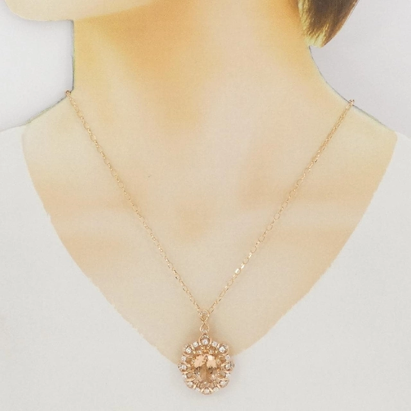 K18PG Beryl Necklace 5.39CT - Hàng hiệu Authentic 857322