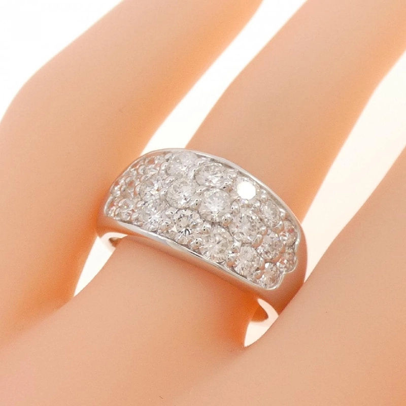 Nhẫn kim cương K18WG 1.89CT 670106