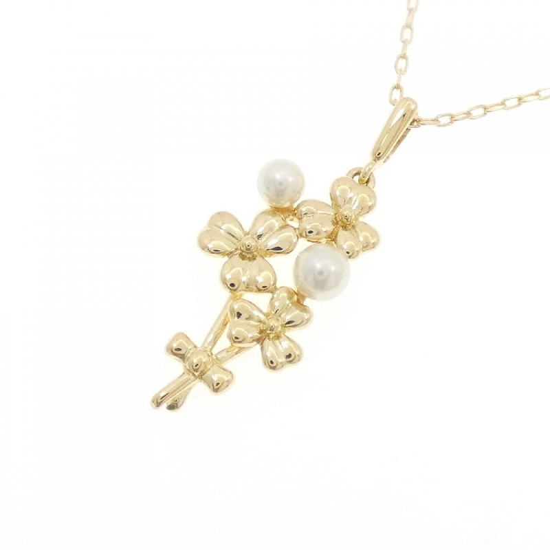 Necklace ngọc trai Akoya hoa Mikimoto - Hàng hiệu Authentic 842805