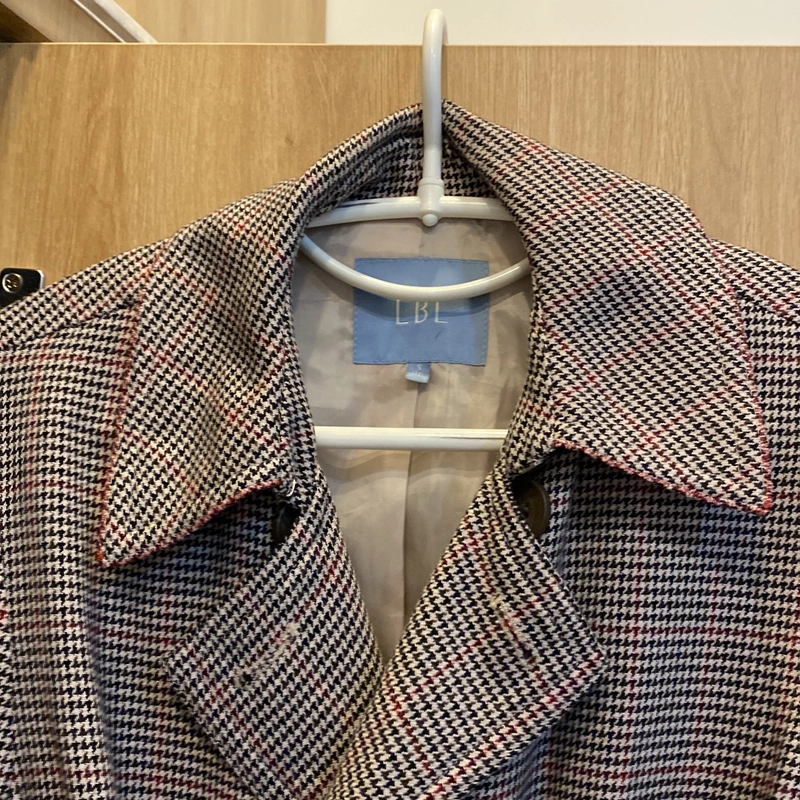 Áo trech coat kẻ 546946