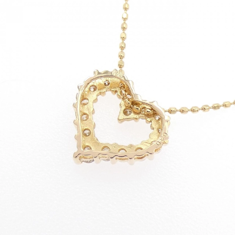 K18PG Dây chuyền hình trái tim kim cương 0.30CT - Hàng hiệu Chính hãng 856736