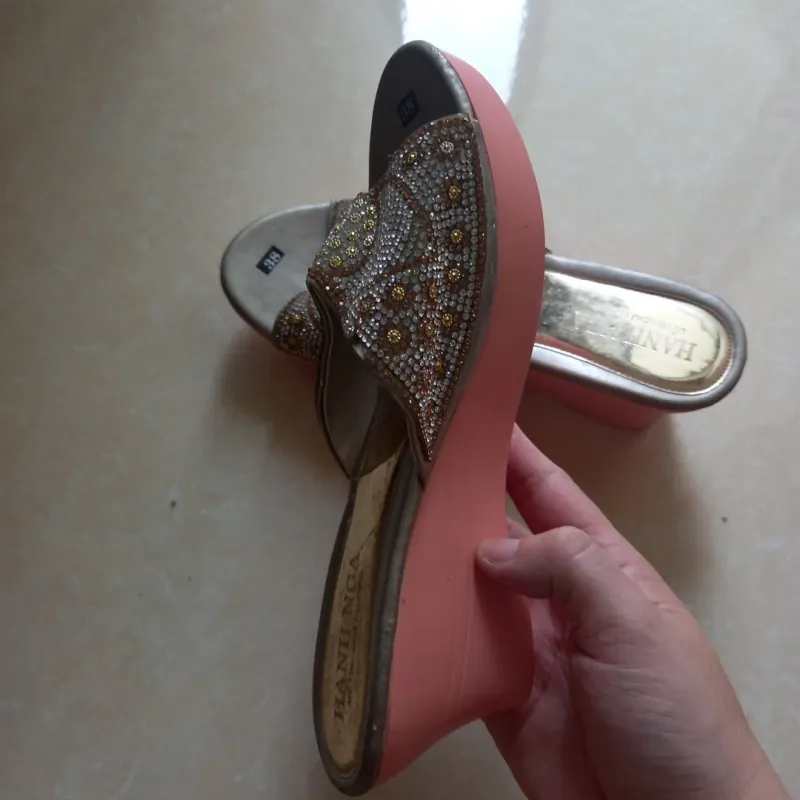 Giày đế xuồng đính đá size 38 1012926