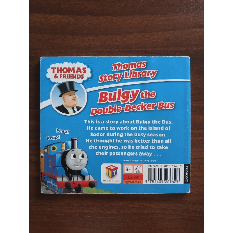 Thomas & Friends: Bulgy the Double-Decker Bus - Published by Egmont 544017