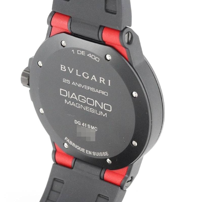 Bulgari Diagono Magnesium DG41SMC/DG41C9SMCVD/SP - Đồng hồ tự động bằng Magie & PEEK - Hàng hiệu Chính hãng 882047