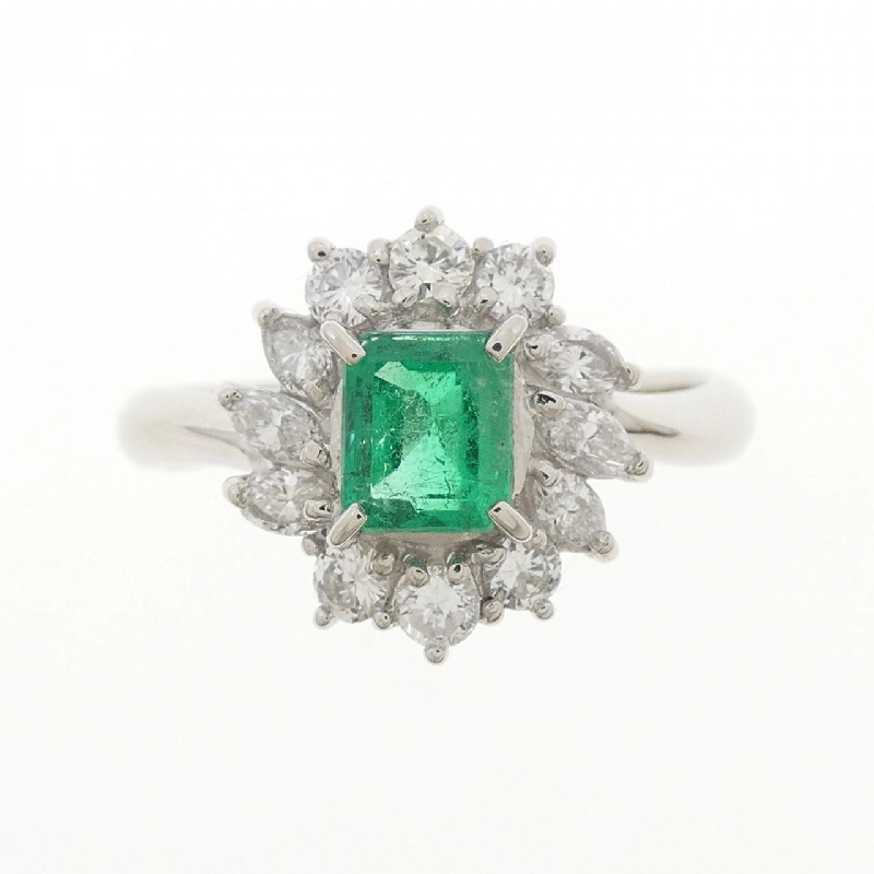 Nhẫn Emerald PT900 0.44CT - Hàng hiệu Chính hãng 850814